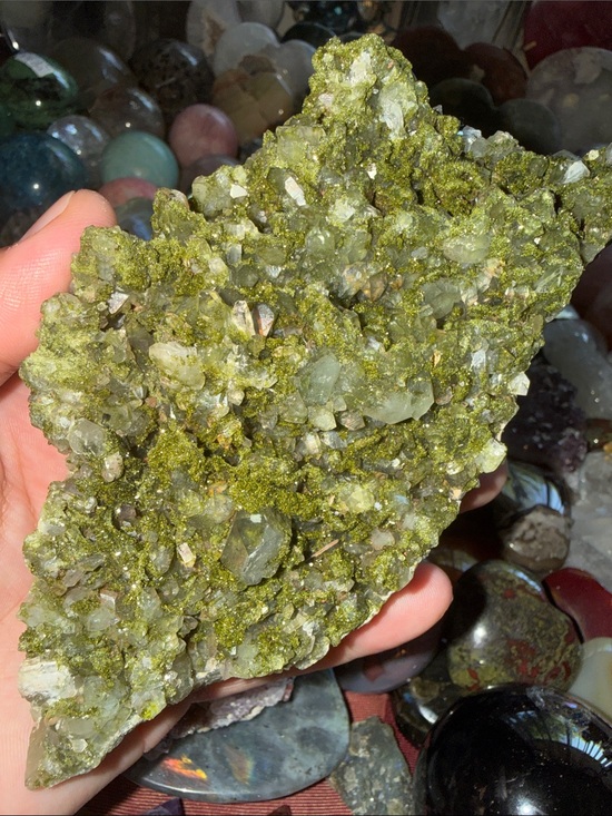 Accessories - “Fairy Forest” Epidote w/Quartz